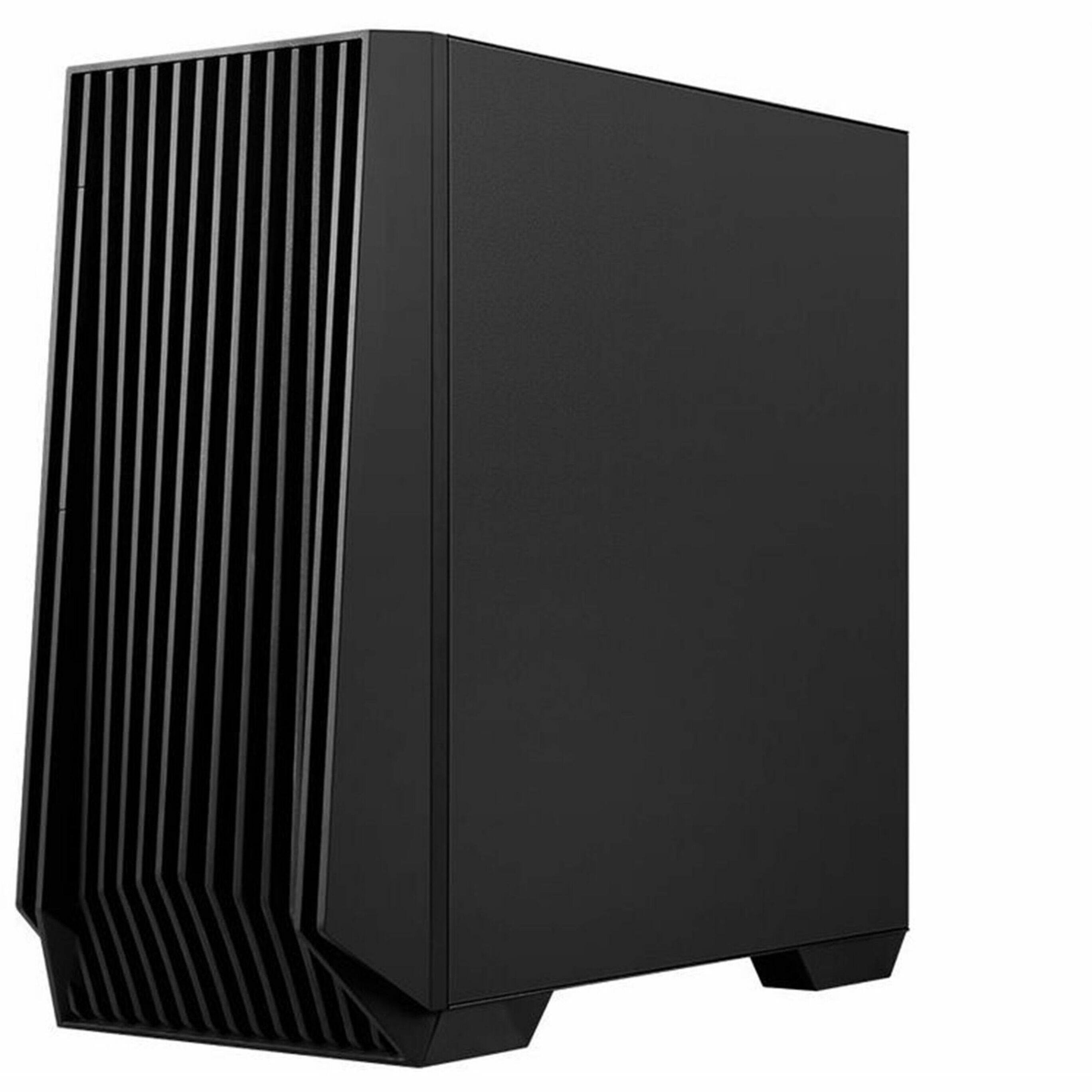 Left. MSI - PRO DP400 AI Tower Desktop Computer - Intel Core 265F - NVIDIA GeForce RTX 5070 - 32GB Memory - 2TB SSD - Black.