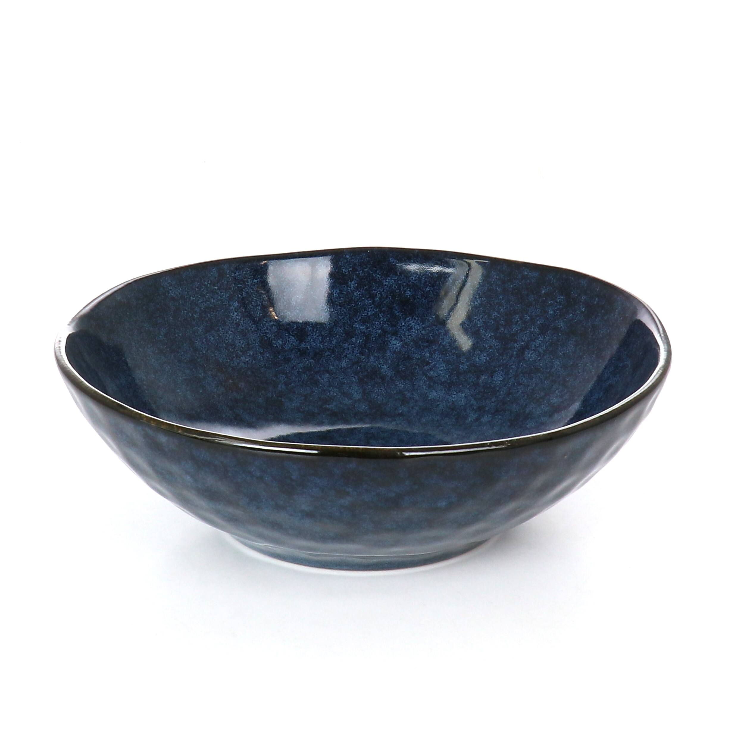 Alt View 3. Elama - Elama Samara 12 Piece Stoneware Dinnerware Set in Blue - Blue.