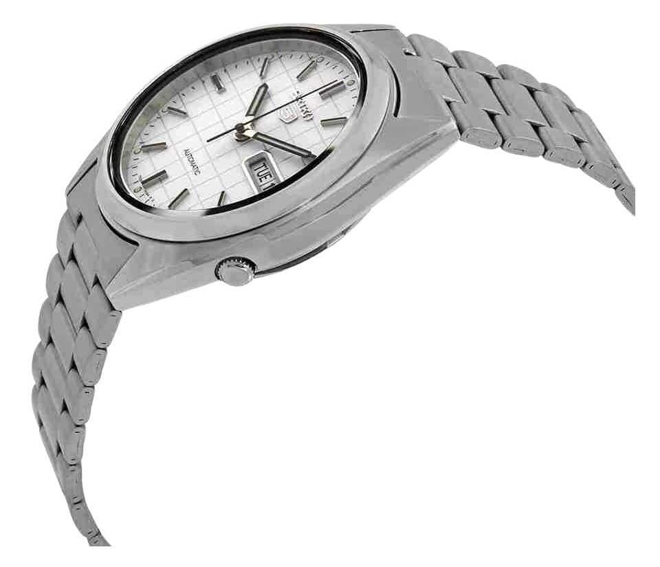 Seiko 5 Automatic SNXF05 SNXF05K1 SNXF05K Men's Watch Silver