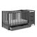 Front. Graco - Remi 4-in-1 Convertible Crib and Changer - Gray.