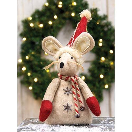 Front. BreeBe - Winter Candy Cane Mouse - Multi.