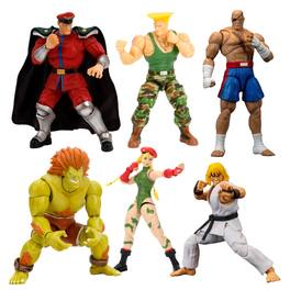 Jada Toys - Street Fighter II Set (Ken, M. Bison, Guile, Blanka, Sagat, and Cammy)