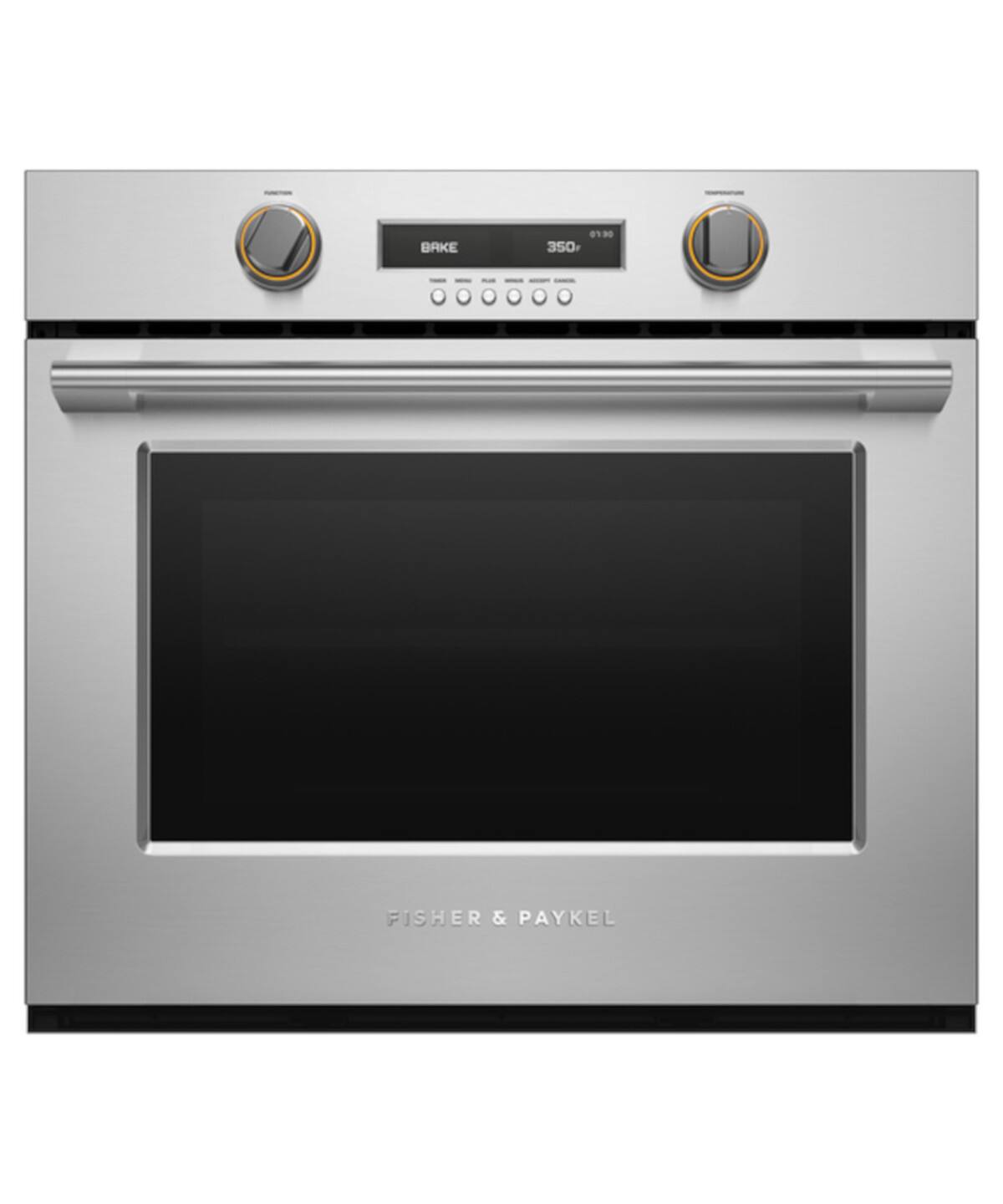Fisher & Paykel - 30-in Built-In Single Electric Convection Wall Oven - Stainless Steel