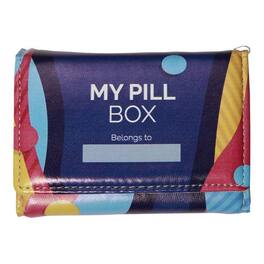 RE-FOCUS THE CREATIVE OFFICE - My Pill Box Portable 7-Day Pill Organizer Box, Multicolor Bright - Bright Multicolor