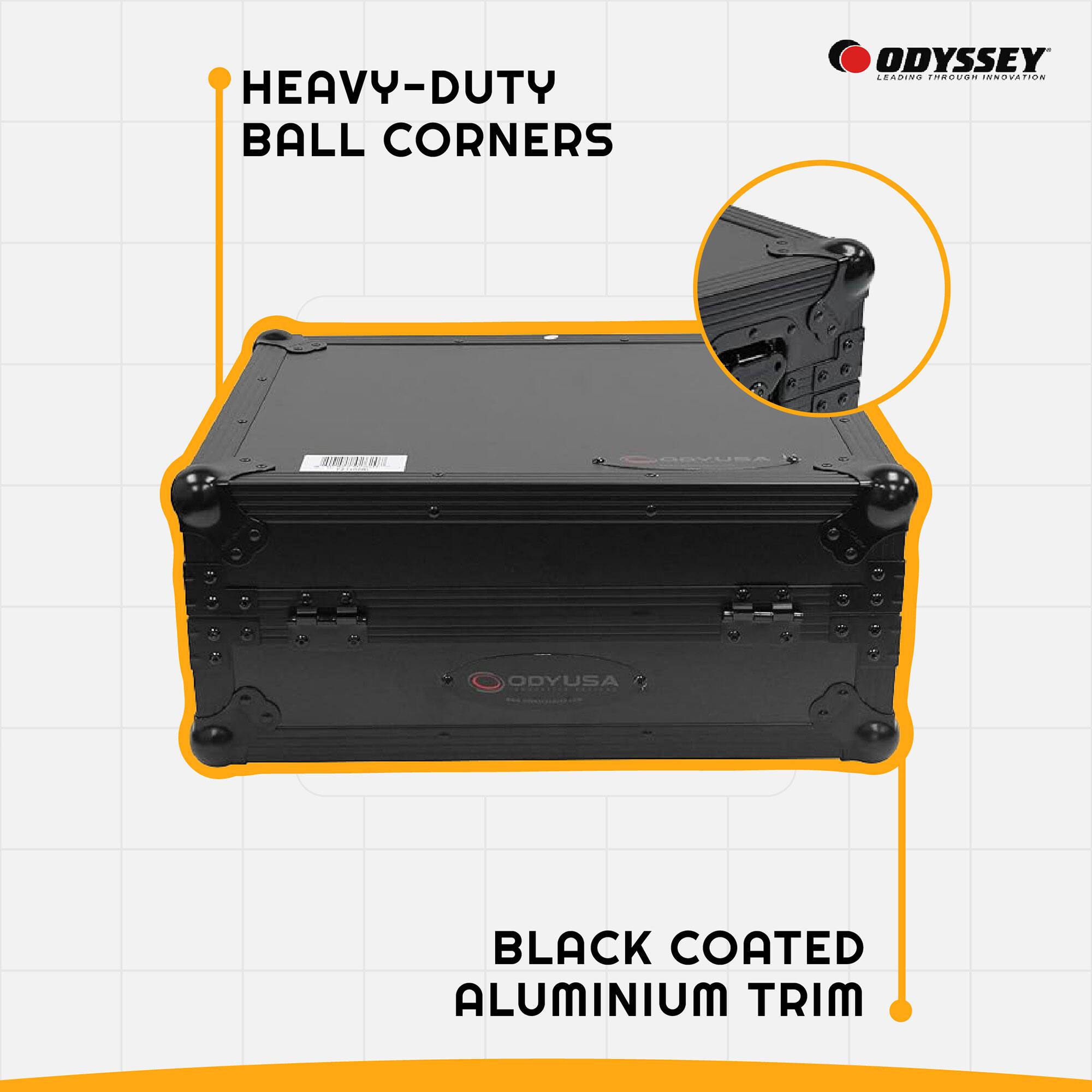 HEAVY-DUTY BALL CORNERS

BLACK COATED ALUMINIUM TRIM

ODYSSEY
LEADING THROUGH INNOVATION