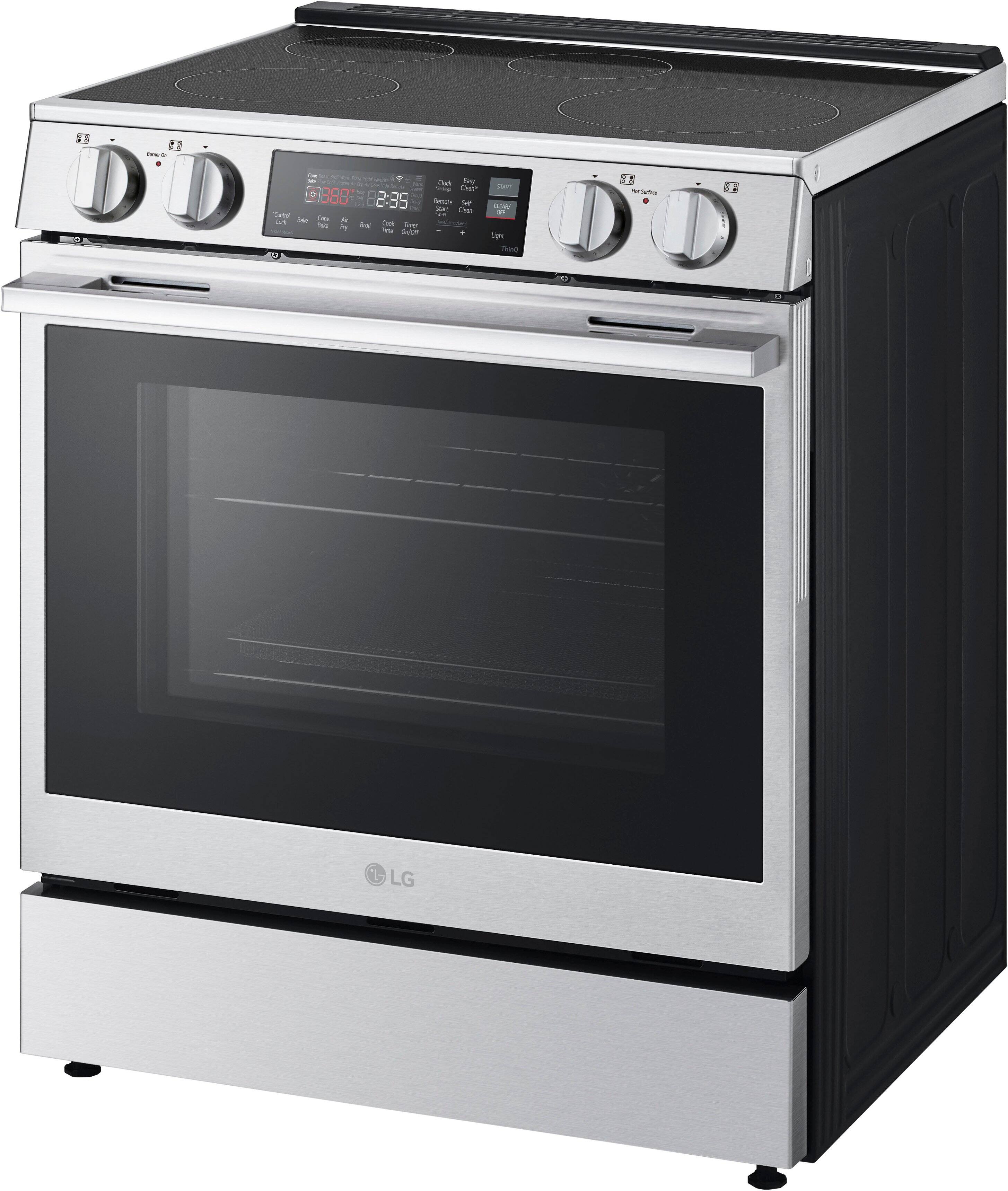 The text on the image reads: "F a - - I 360 a 2 82: 2:35 Ca - - N - Cs -a by -u Sna - OVC Liss Tor C - - Ler iher - -  i Lgh Bec  - o 1 LG." This text appears to be a combination of random words and numbers, and it does not provide any meaningful information about the oven.