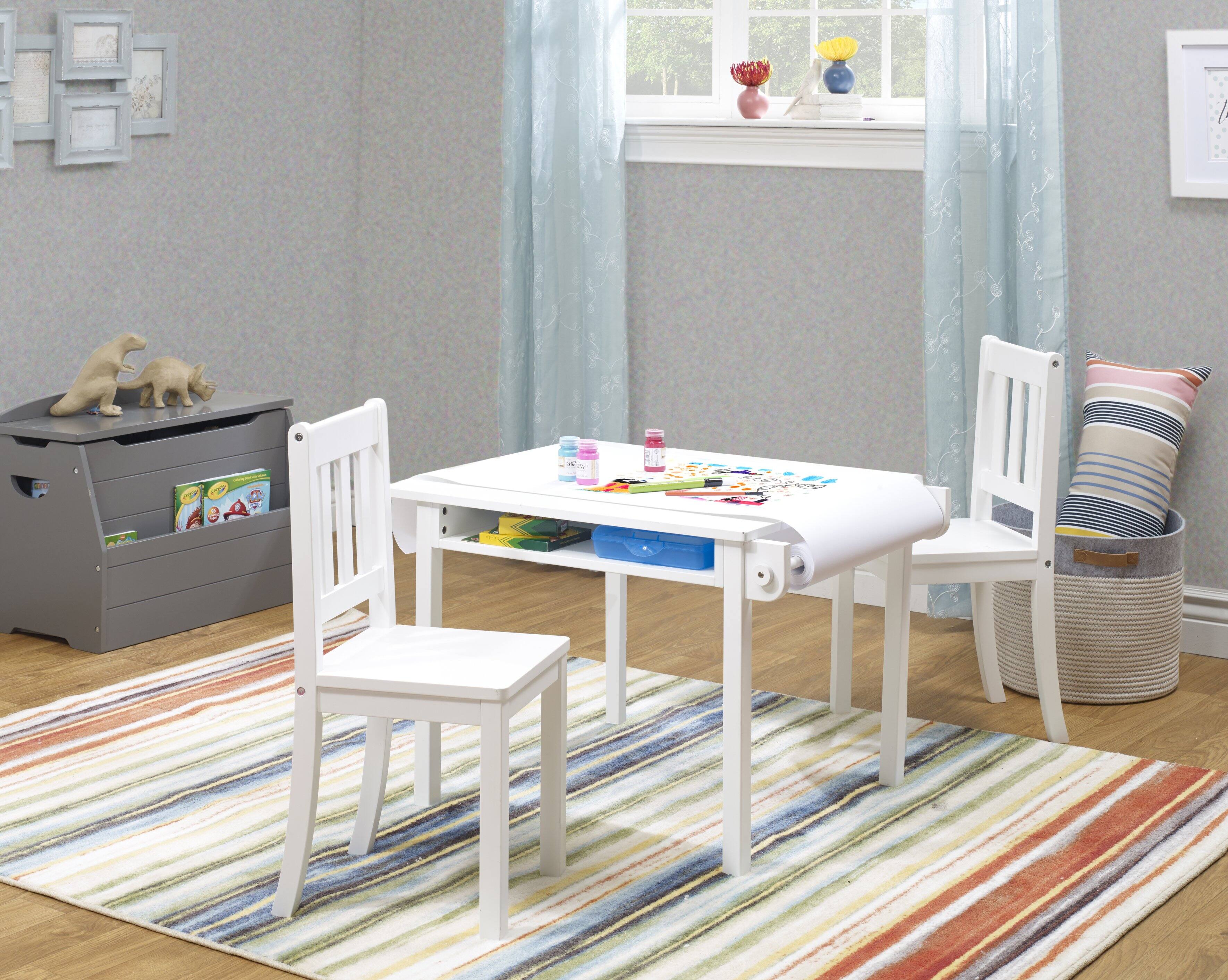 Angle. Sorelle - Sorelle Imagination Table & Chair Set - White.