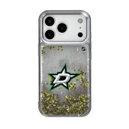 Keyscaper - NHL - Dallas Stars Linen Logo iPhone Glitter Case - 13 - Multicolor