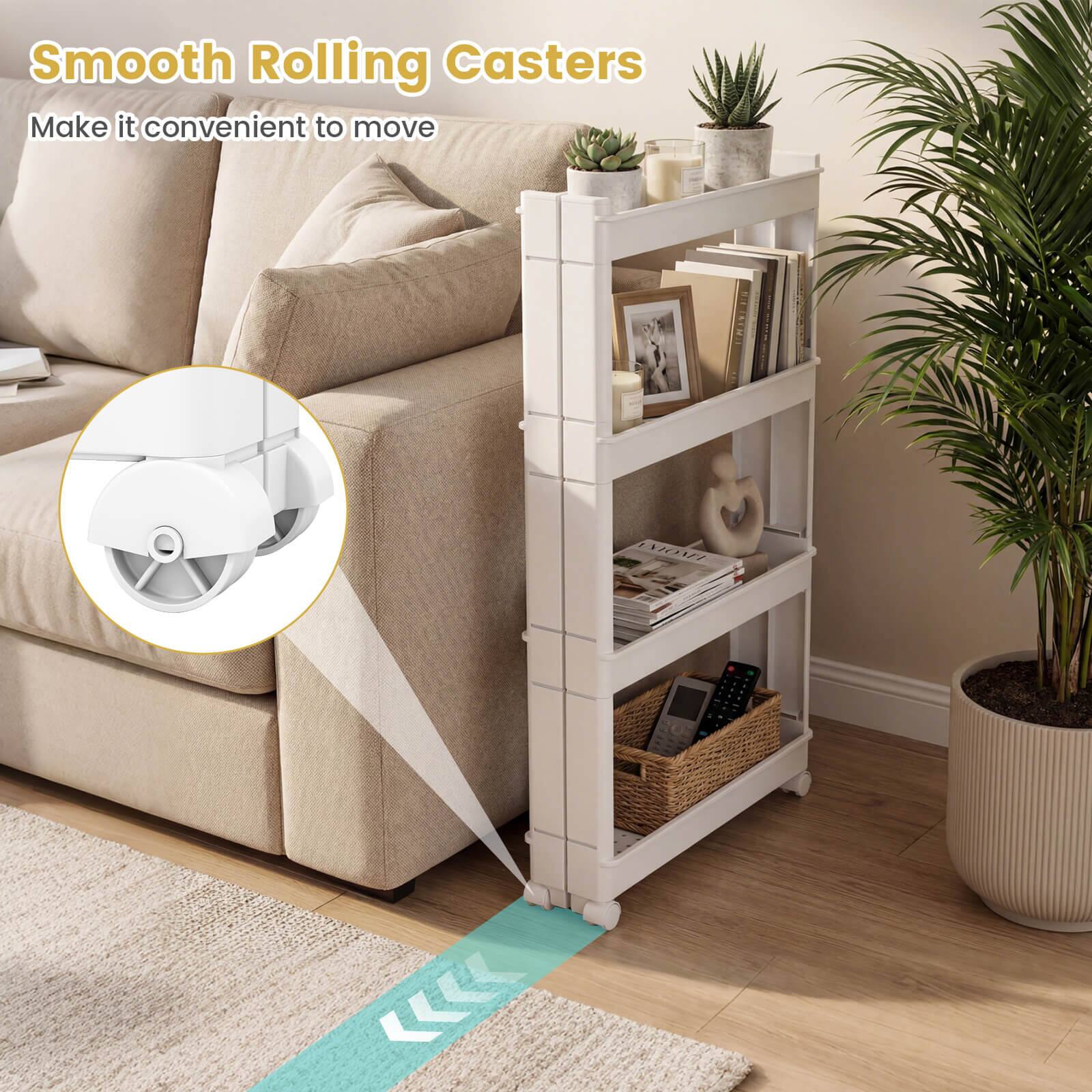 Smooth Rolling Casters  
Make it convenient to move