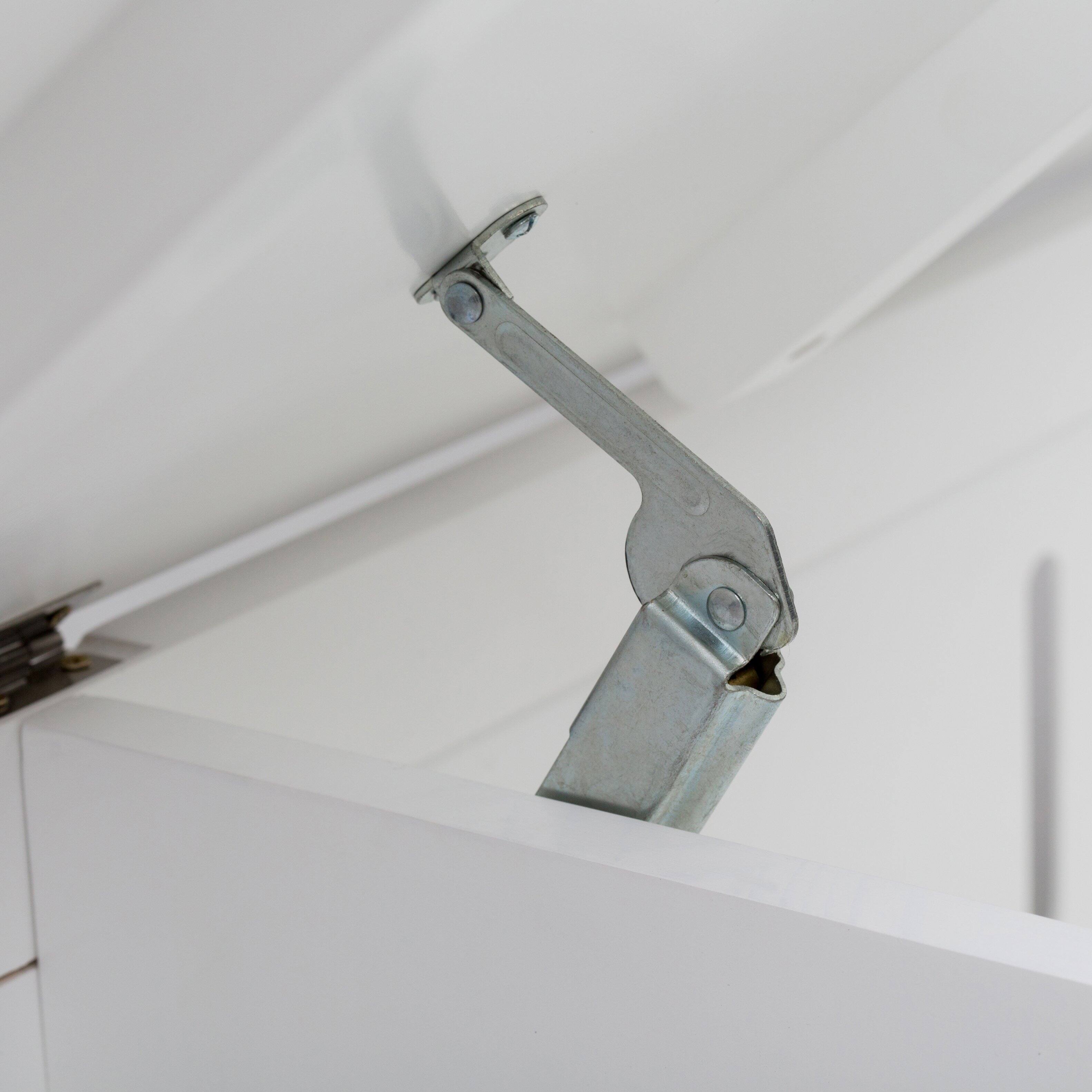 Alt View 16. Simpli Home - Brooklyn Entryway Storage Bench - White.