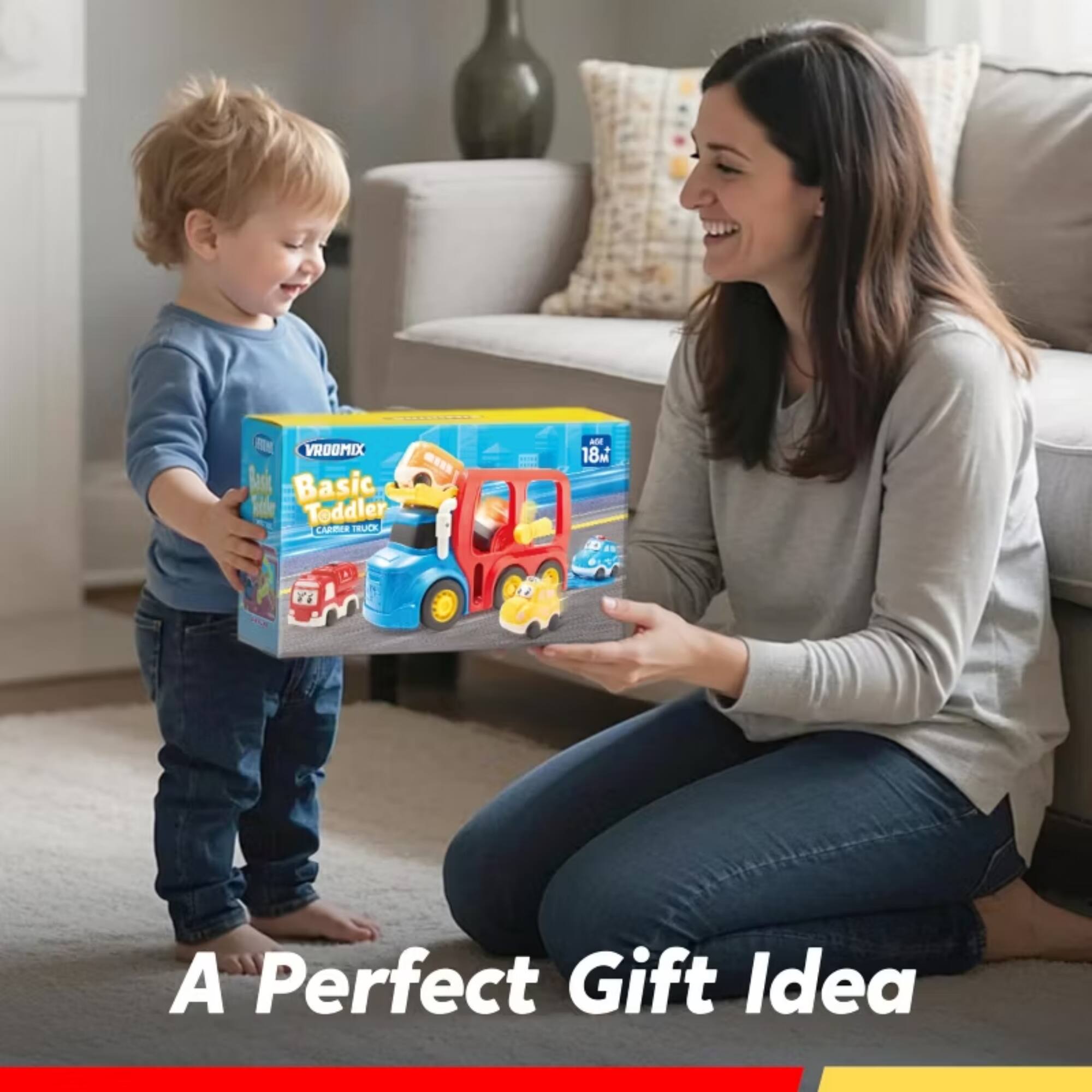 Vroomix Basic Toddler CamR TRUCK A 18k Y4 A Perfect Gift Idea