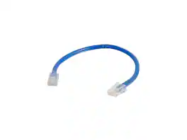 Cables to Go - C2G 04085 Cat6 Cable - Non-Booted Unshielded Ethernet Network Patch Cable, Blue (1 Foot, 0.30 Meters)