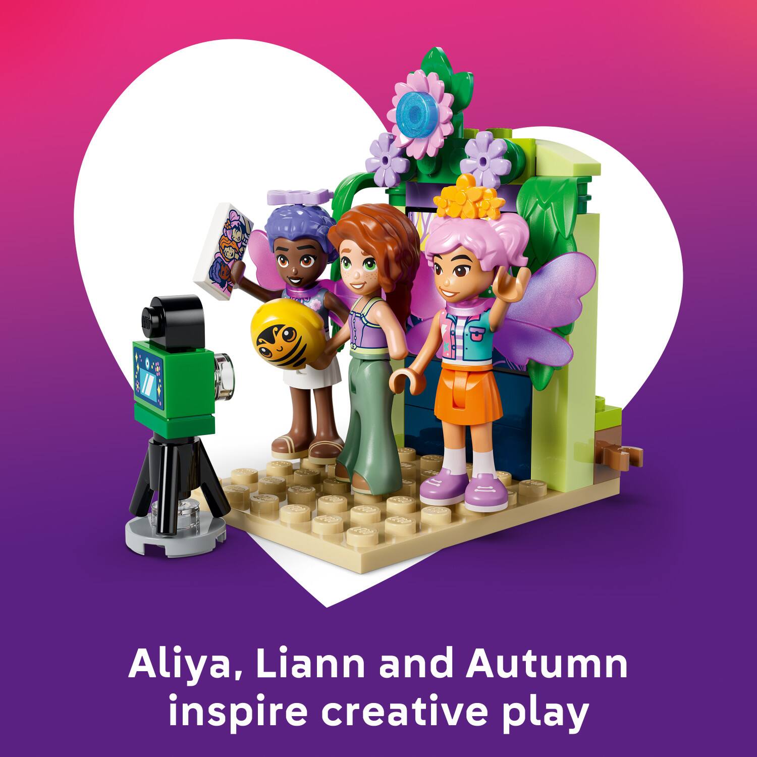 Aliya, Liann and Autumn inspire creative play