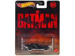 Batmobile Matt Black "The Batman" (2022) Movie "DC Comics" Diecast Model Car by Hot Wheels