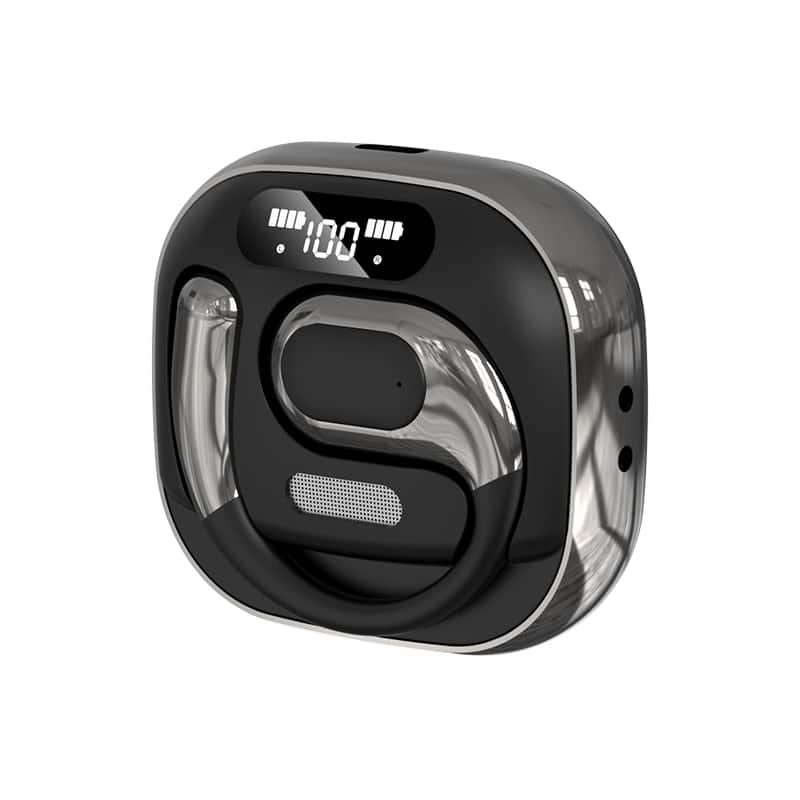 PRIMEPLUS - Open-Ear Bone Conduction Bluetooth Earbuds, HiFi Lossless Sound, BT 5.3, Painless Non-In-Ear Design, LED Display - Black price history on PriceWatchPro