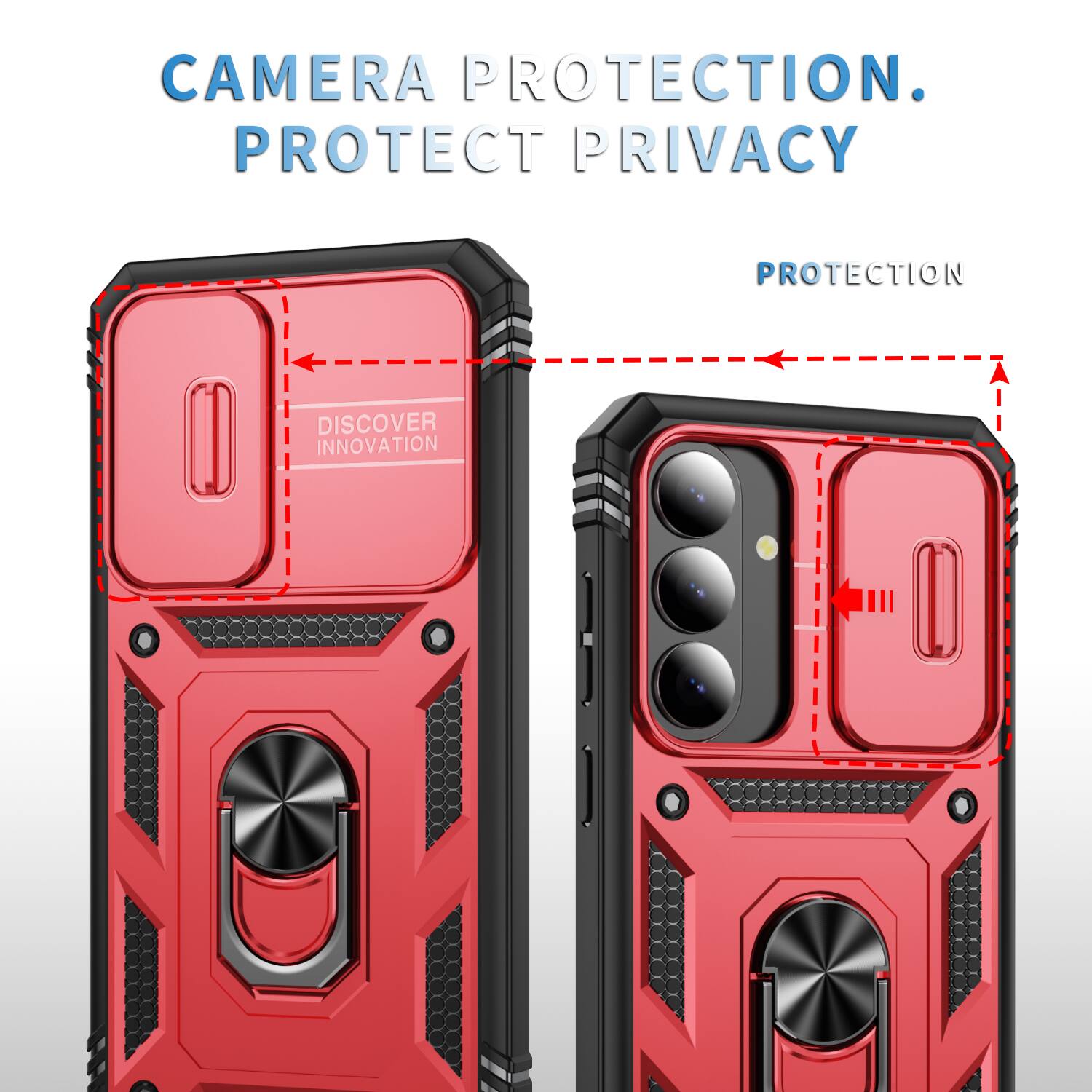 CAMERA PROTECTION. PROTECT PRIVACY. PROTECTION. DISCOVER INNOVATION