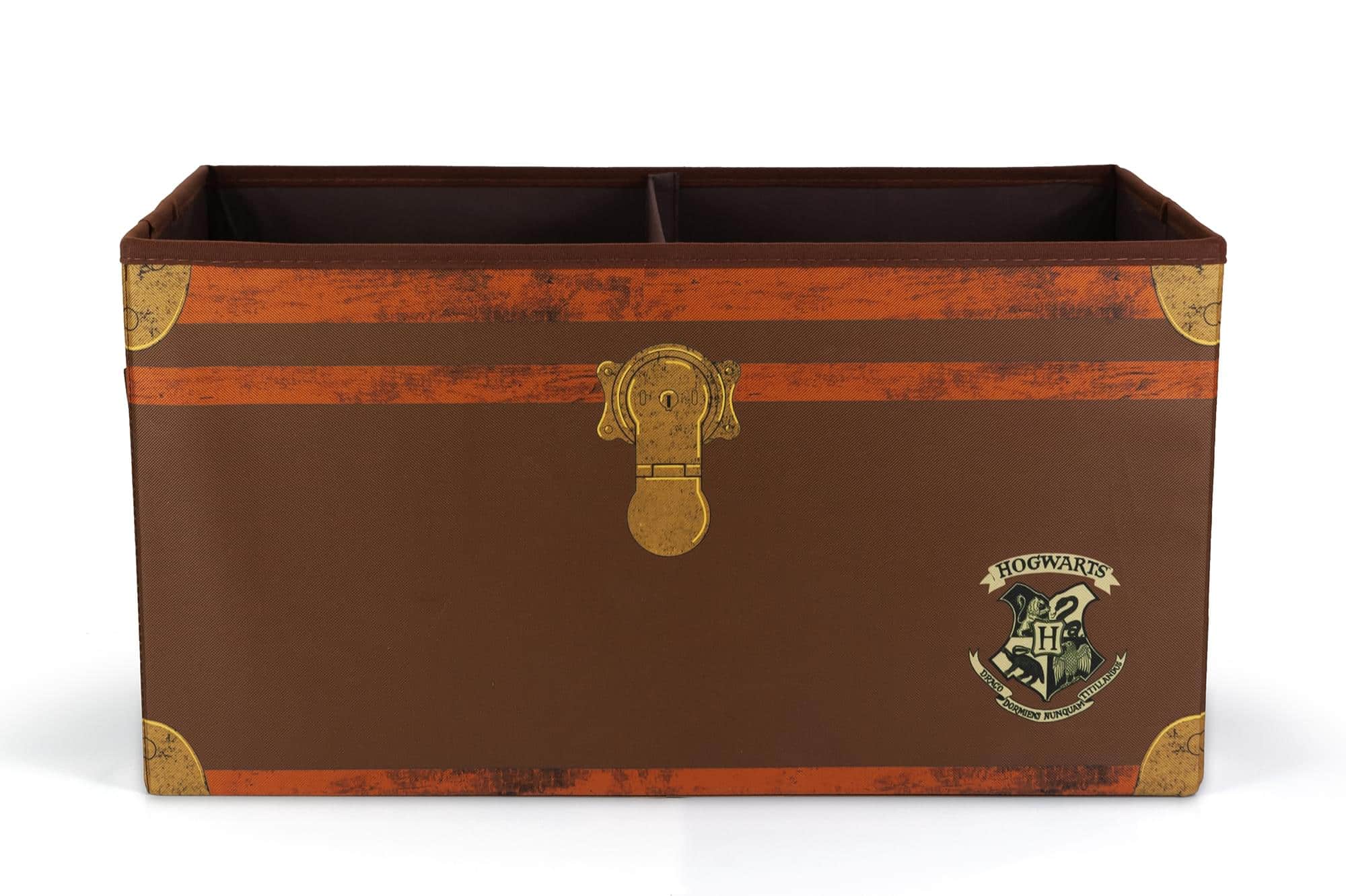 Ukonic - Harry Potter Hogwarts Foldable Storage Chest Organizer | 24 Inches - Brown