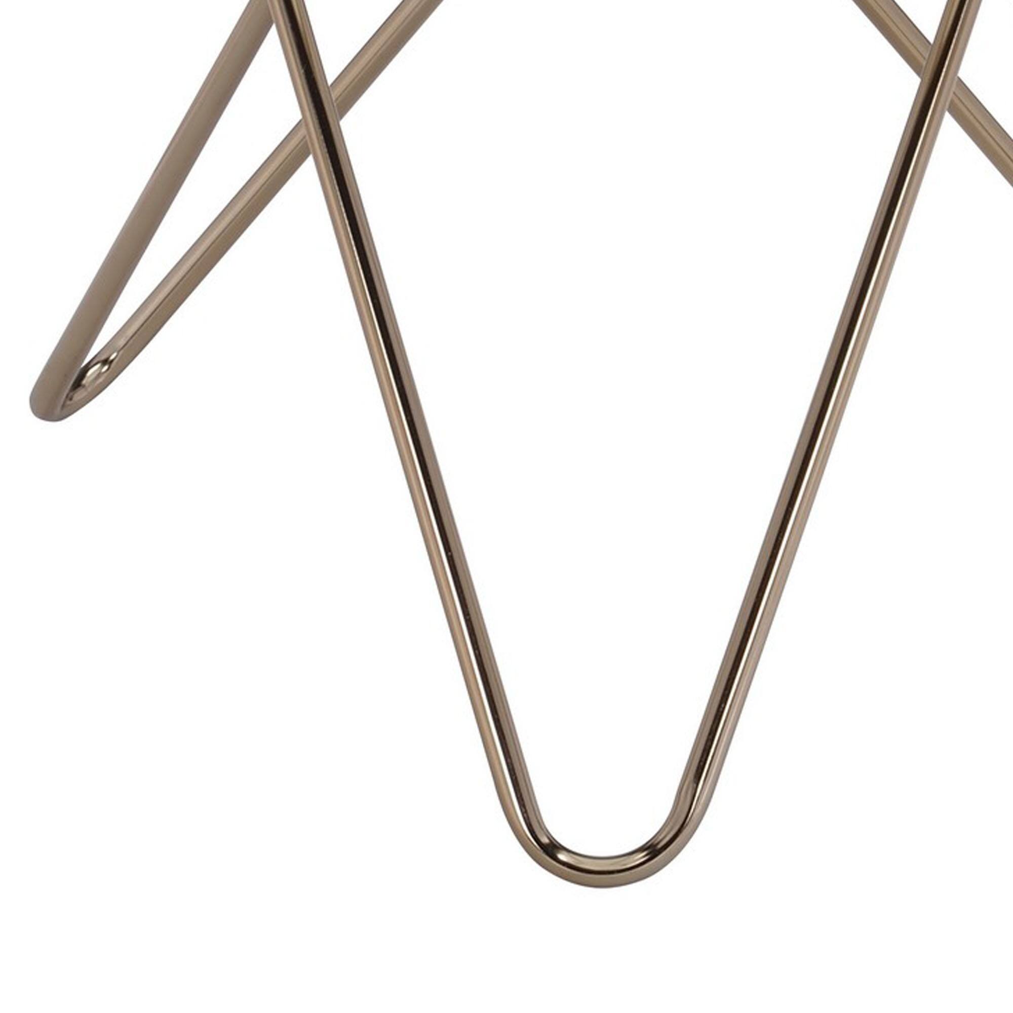 Alt View 3. Manhattan Lane - Valora End Table - Glass & Gold.