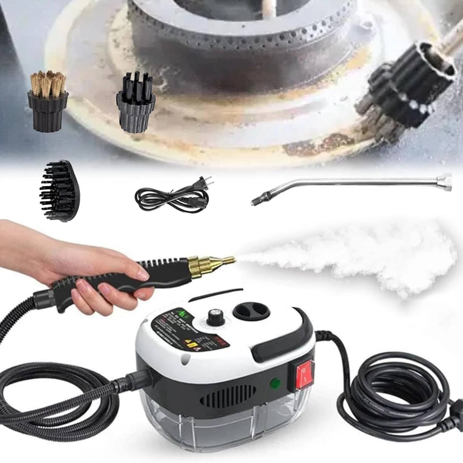 Left. Stock Preferred - 2500W High Temperature Steam Cleaner.