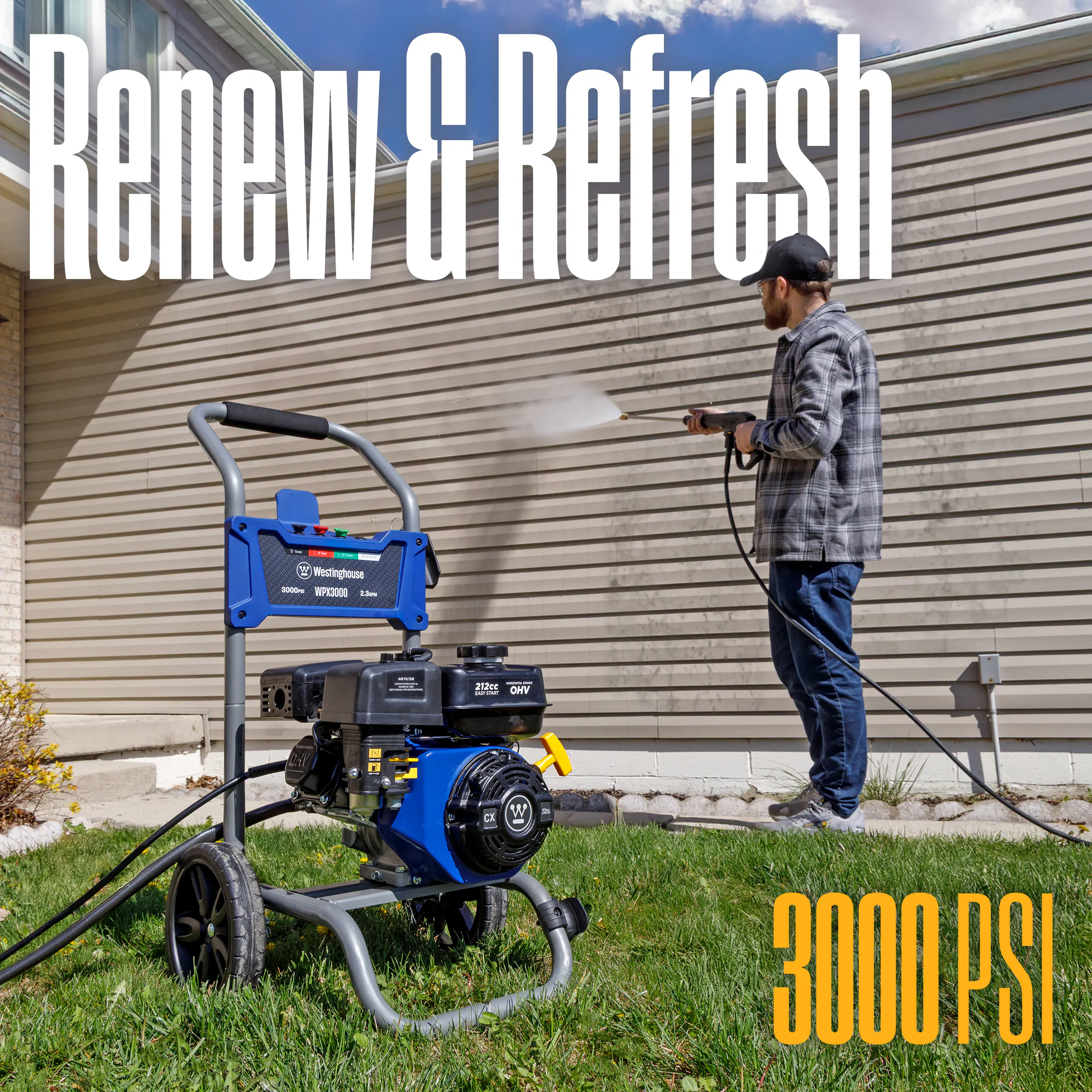 Renen A Refresh  
Westinghouse 1000m WPKSOOO  
Jiddi VHO i  
F C W  
3000 PSI