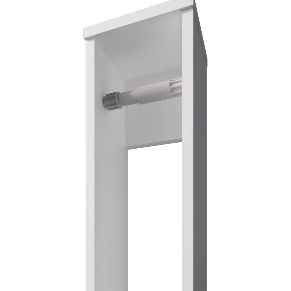 Alt View 2. Treevol Furniture - Toliet Paper Holder Magna, Bathroom, White - White.