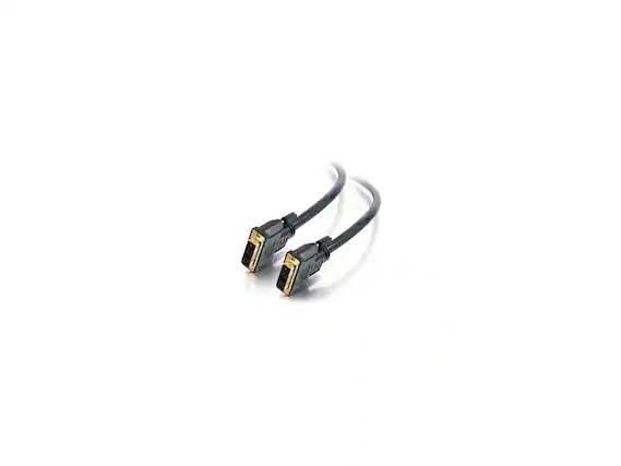 Front. Cables to Go - C2G 41202 Pro Series Single Link DVI-D Digital Video Cable M/M, Plenum CMP-Rated, Black (35 Feet, 10.66 Meters).