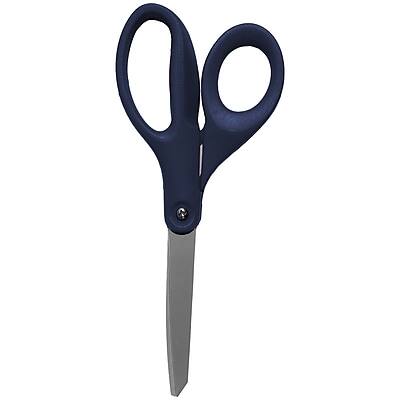 Alt View 1. Westcott - 8" Titanium Multi-Purpose/Heavy Duty Scissor, Blunt Tip - Navy.