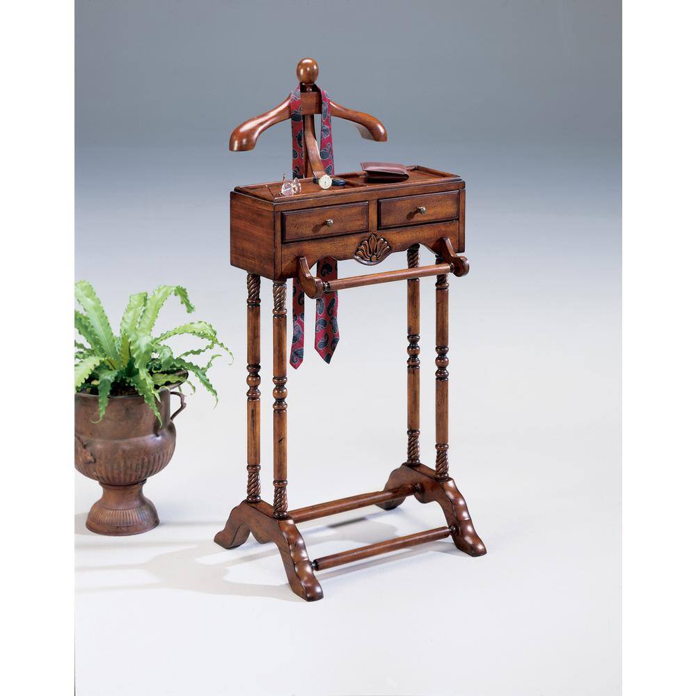 Front. Butler Specialty - Petrov Valet - Dark Brown.