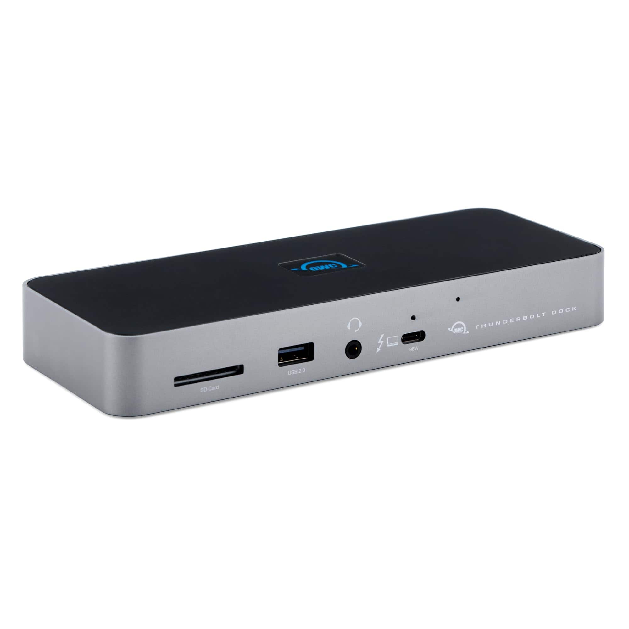 OWC - 11-Port Thunderbolt Dock, 96W Charging, Single  8K Display or Dual 5K Displays, 3 x Thunderbolt, 4 x USB, GbE, SD