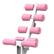 Back. HTUTWOO - Deep Squat Machine - Glutes Trainer with Resistance Bands, Squat Assist Trainer for Core & Legs Workout, for Home Gym - Pink.