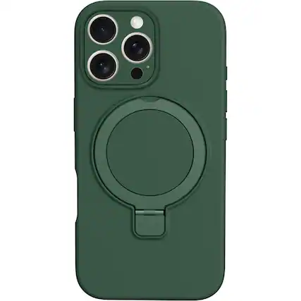 Front. SaharaCase - Venture Series Silicone Case with MagSafe for Apple iPhone 16 Pro - Cactus Green.