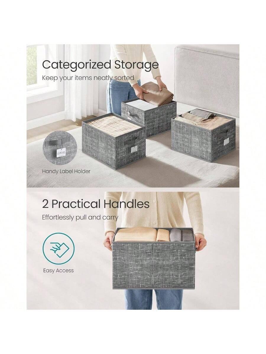 Categorized Storage  
Keep your items neatly sorted  

Handy Label Holder  

2 Practical Handles  
Effortlessly pull and carry  

Easy Access