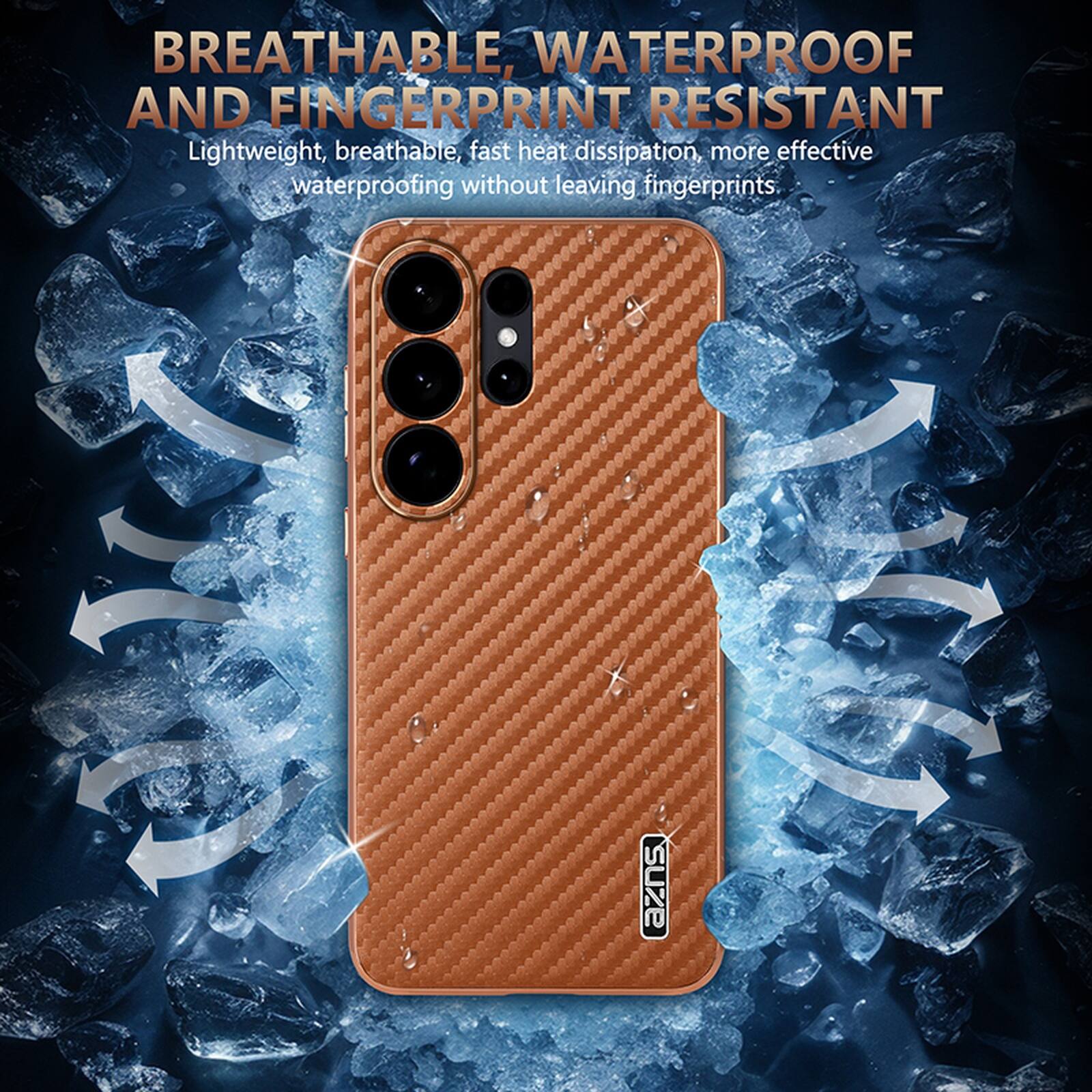 BREATHABLE, WATERPROOF AND FINGERPRINT RESISTANT

Lightweight, breathable, fast heat dissipation, more effective waterproofing without leaving fingerprints.
