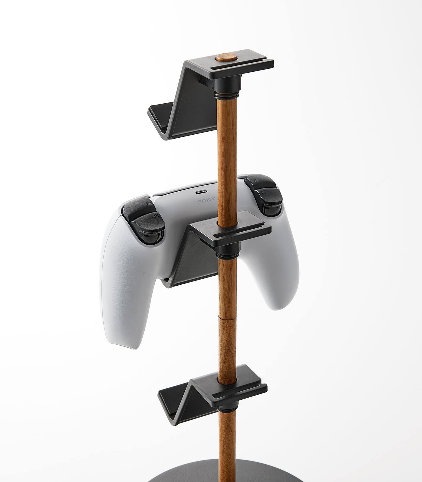 Alt View 9. Yamazaki Home - Controller Stand - Steel + Wood.