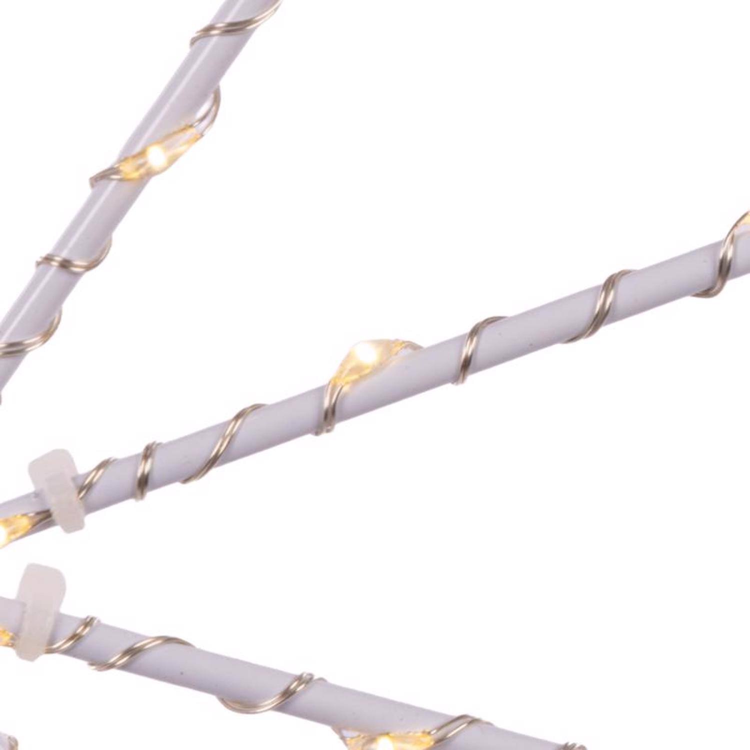 Angle. Celebrations - Celebrations LED Warm White Star Silhouette 15 in. Hanging Decor - White.