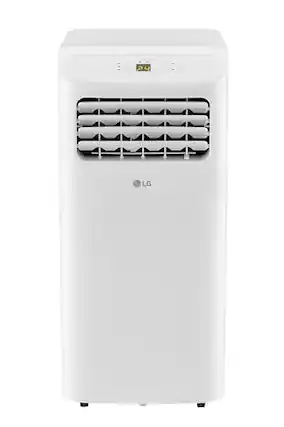 Front. LG - LG 6,000 BTU 115V PORTABLE AC LP0624WFR - WHITE.