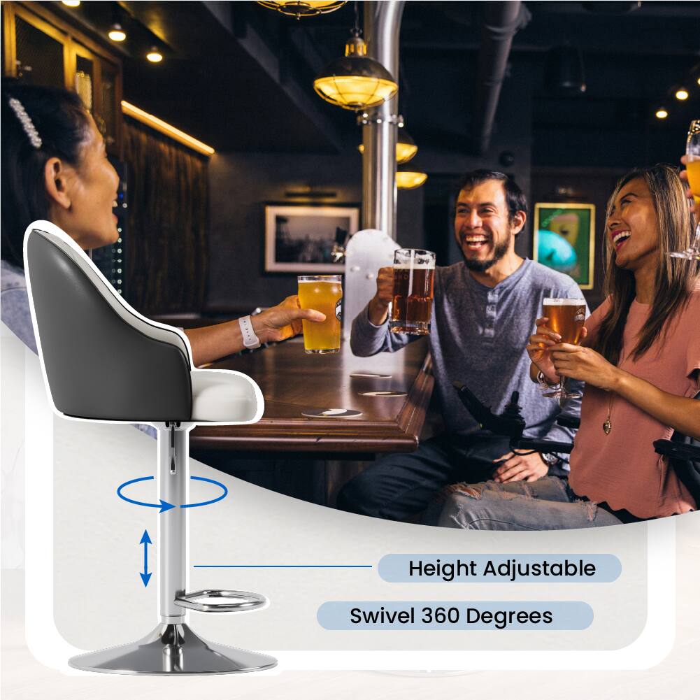 Height Adjustable Swivel 360 Degrees