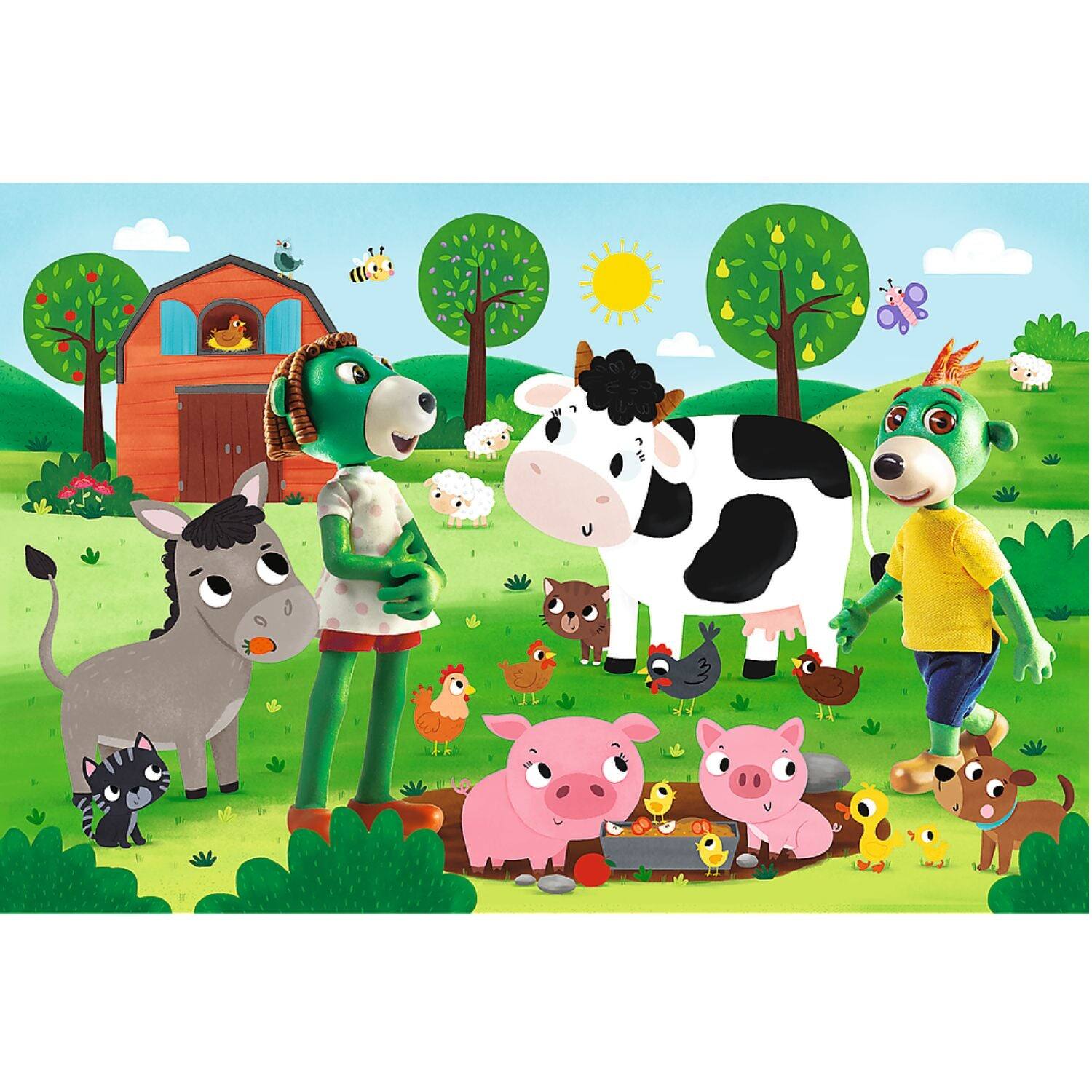 Trefl 24 Maxi Trefliks on the Farm Kids Puzzle Multicolor - Best Buy