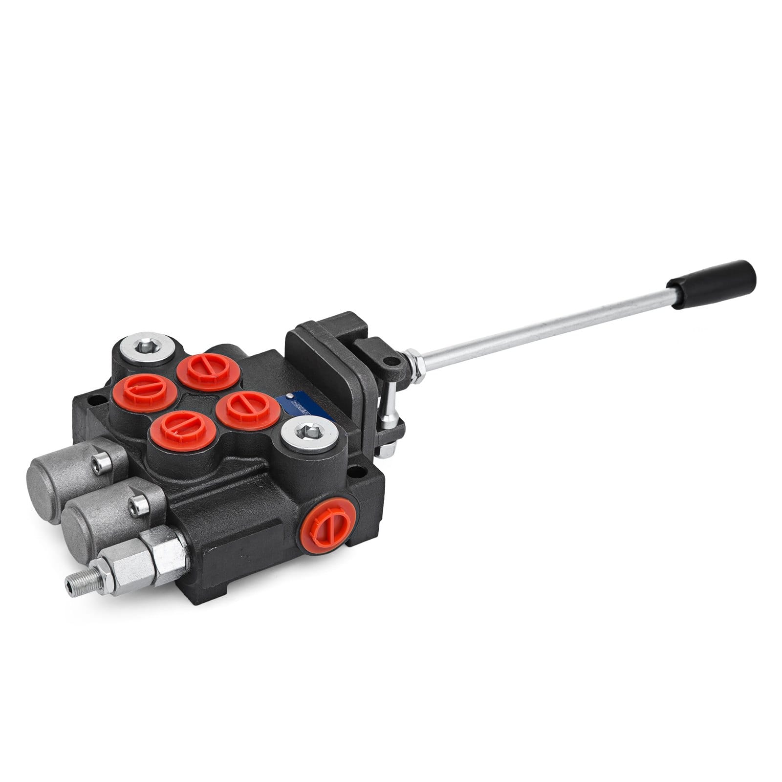 Glintex - 2-Spool Hydraulic Joystick Control Valve 11 GPM Double Acting Directional Valve for Tractors, Loaders, and Hydraulic - Natural