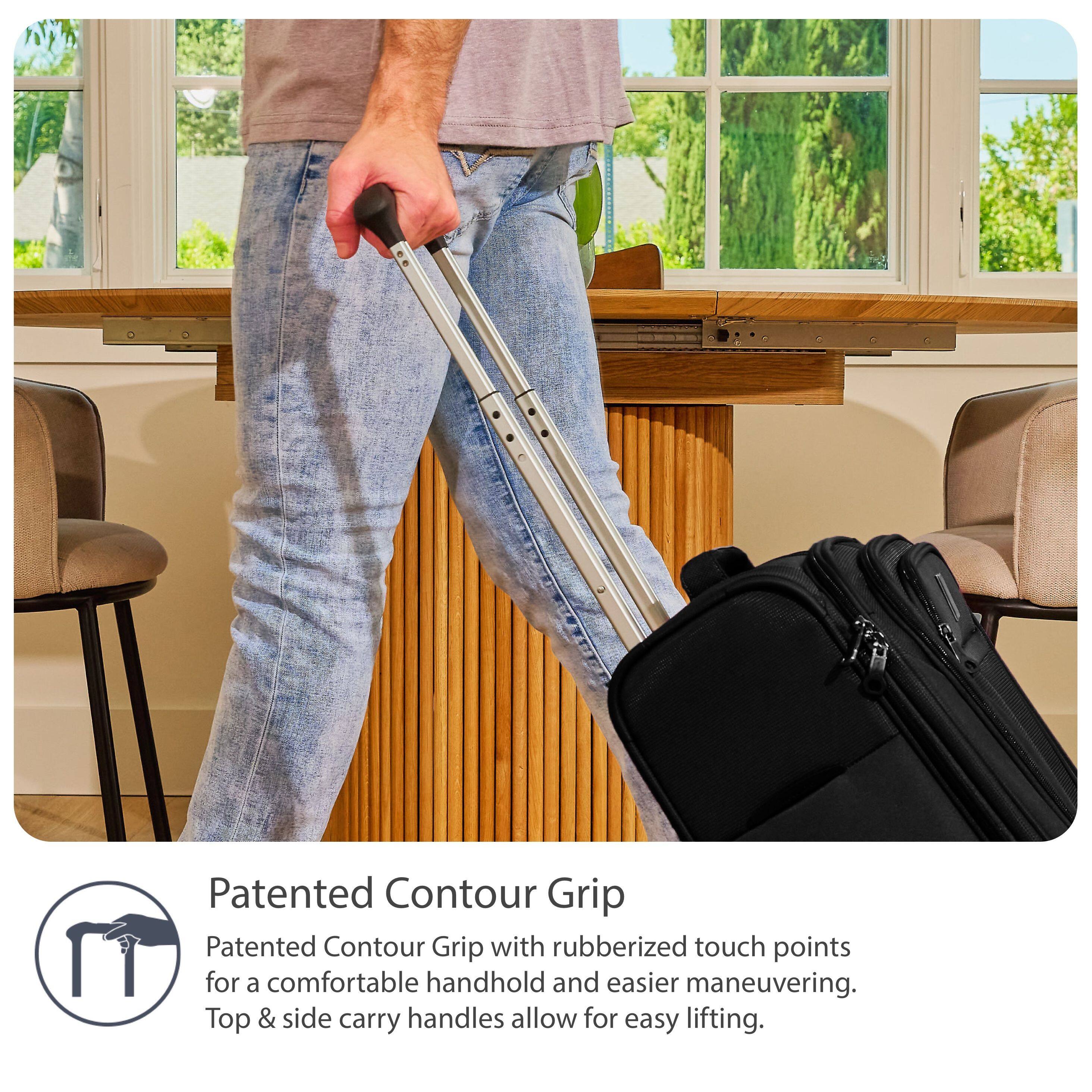 Patented Contour Grip

Patented Contour Grip with rubberized touch points for a comfortable handhold and easier maneuvering. Top & side carry handles allow for easy lifting.