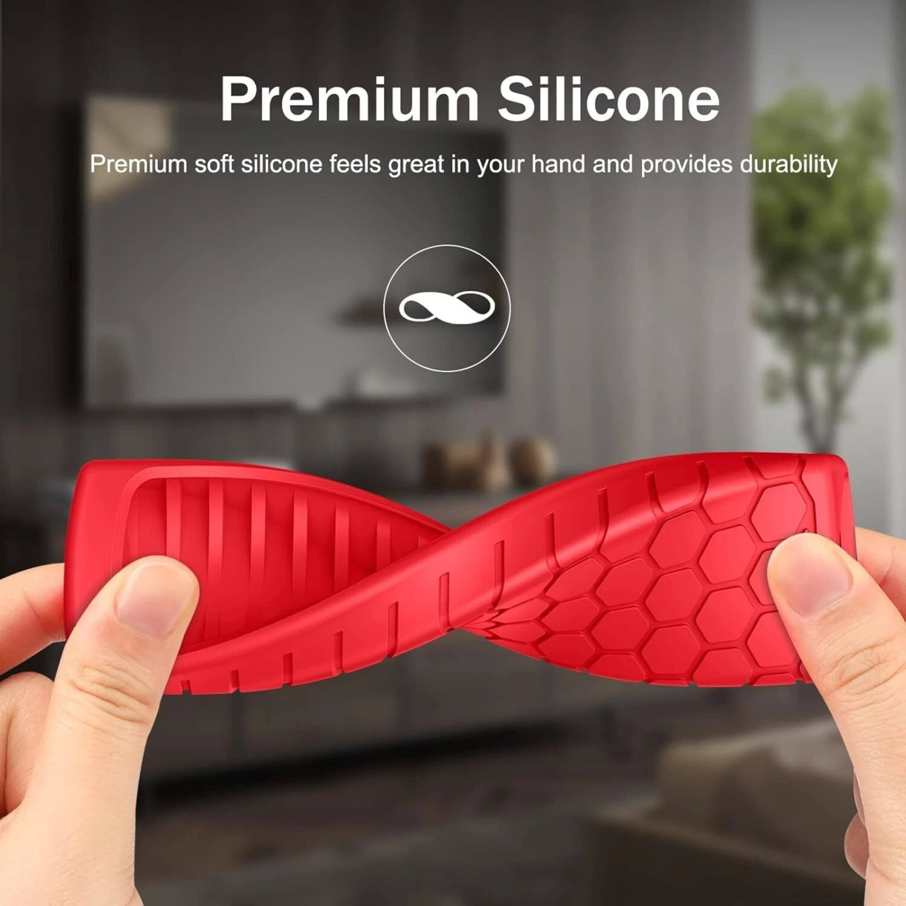 Premium Silicone  
Premium soft silicone feels great in your hand and provides durability