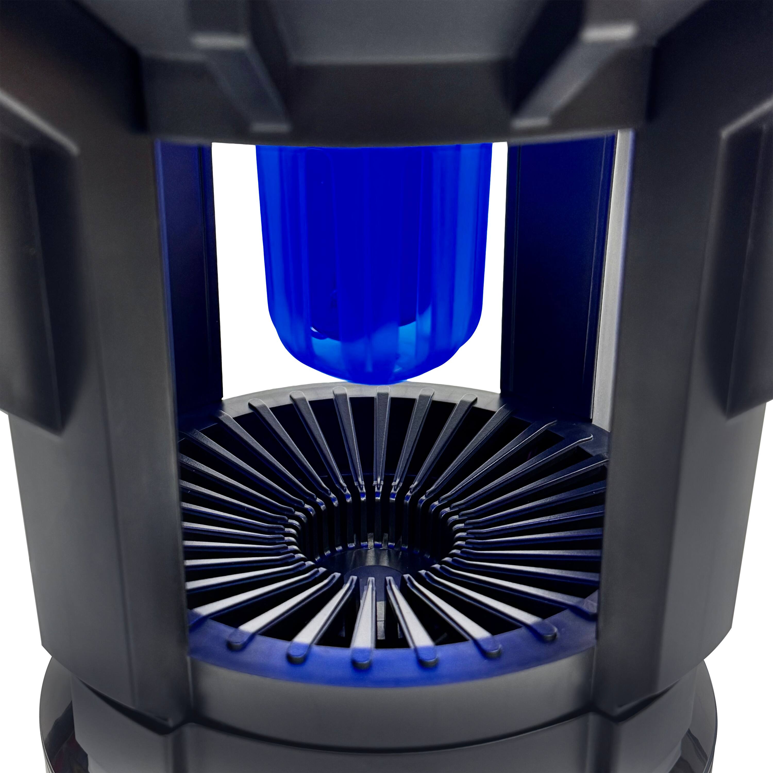 Angle. SPT - Outdoor Electric Insect Trap with Glue Pads - Black.