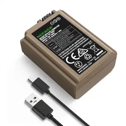 NEEWER
BATTERY REPLACES WITH TYPE HP VA -FW50
Model: HP-0230MD
11.1V 7.6Wh
4.2V 2300mAh
Made in China
www.neewer.com
CAUTION:
Do not expose to heat.
Do not crush, puncture, or expose to fire.
Do not short circuit.
Do not charge with a charger other than the specified one.
Do not discard in trash.
Li-ion 20
CE
PS E
Made in China
NEEWER
PORT CPOWER
6Wh
Cu.
Ud
Shenzhen NEEWER Technology Co., Ltd.
Guangdong Province, China
558005
District, 10 China Kingdom
Geray charger.
Electronic United Jdgisbu
Manufacturer No.
CFAD2E 713%
Address UKIER Cardift, W
dentratien 7
House Smbn u
Lingheng T 2311
21NP9/30/38