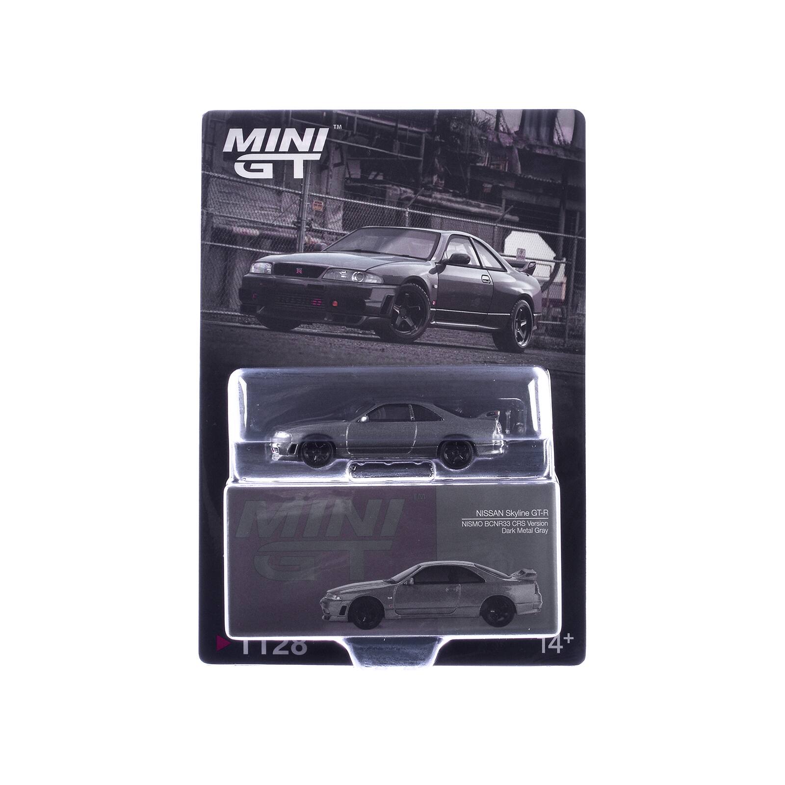 MINI GT  
MINI NISSAN Skyline GT-R  
NISMO BCN333 GRS Version  
Dark Metal Gray  
14+