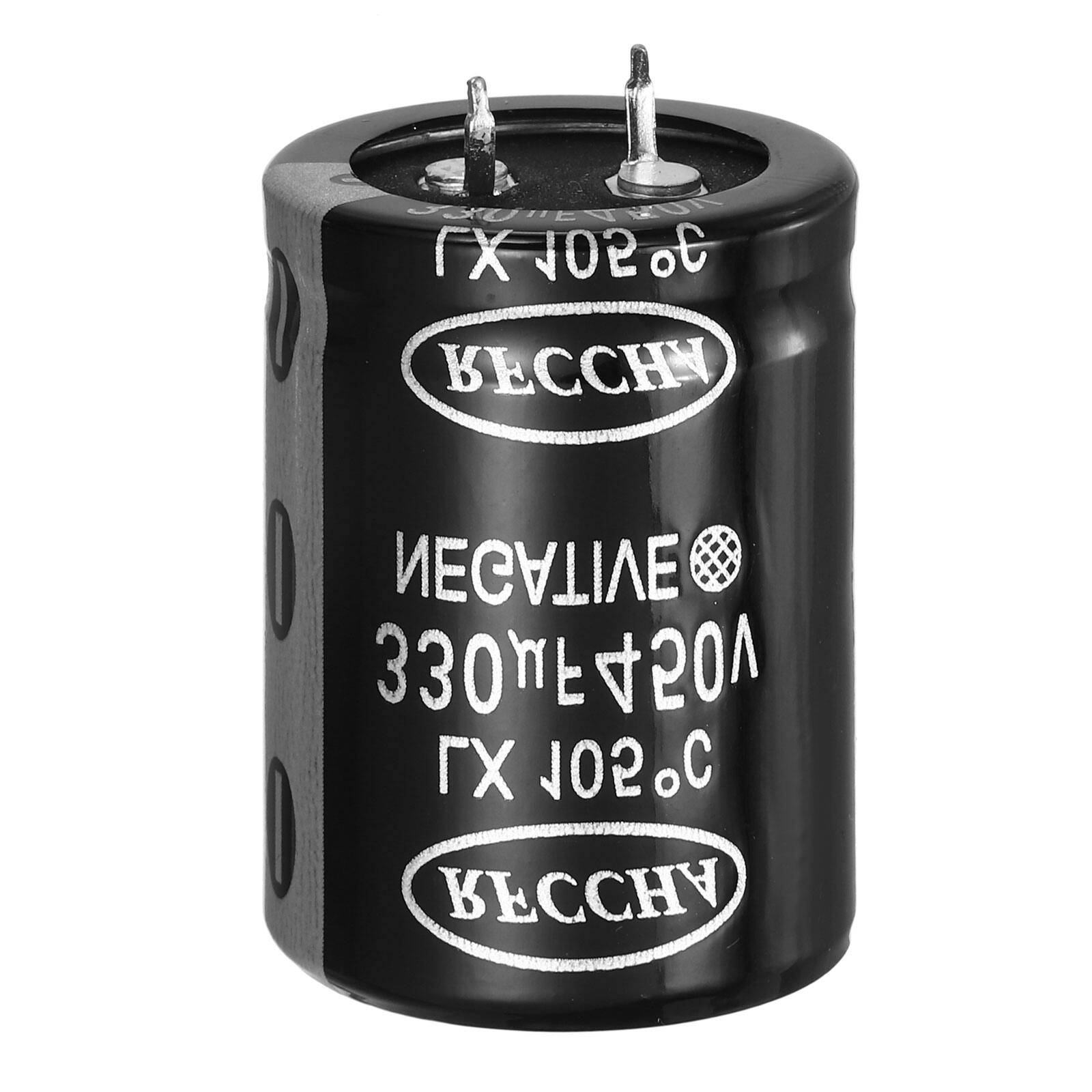 POLICENTER  
105 of RECORDE  
NEGATIVE 330uF 450V X7 105C  
RHCCHA