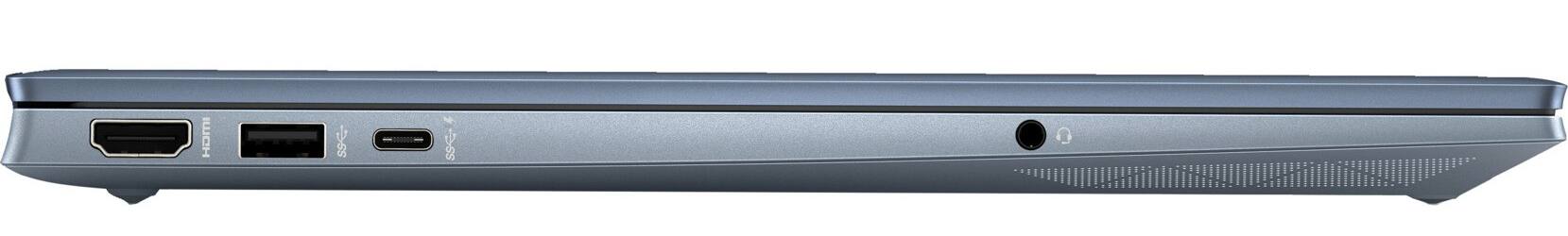 Alt View 5. HP - Pavilion Laptop 15.6 FHD Display (i7-1355U, 16GB, 256GB SSD, Intel Iris Xe, Backlit KB, Win 11 Home) - Fog Blue.