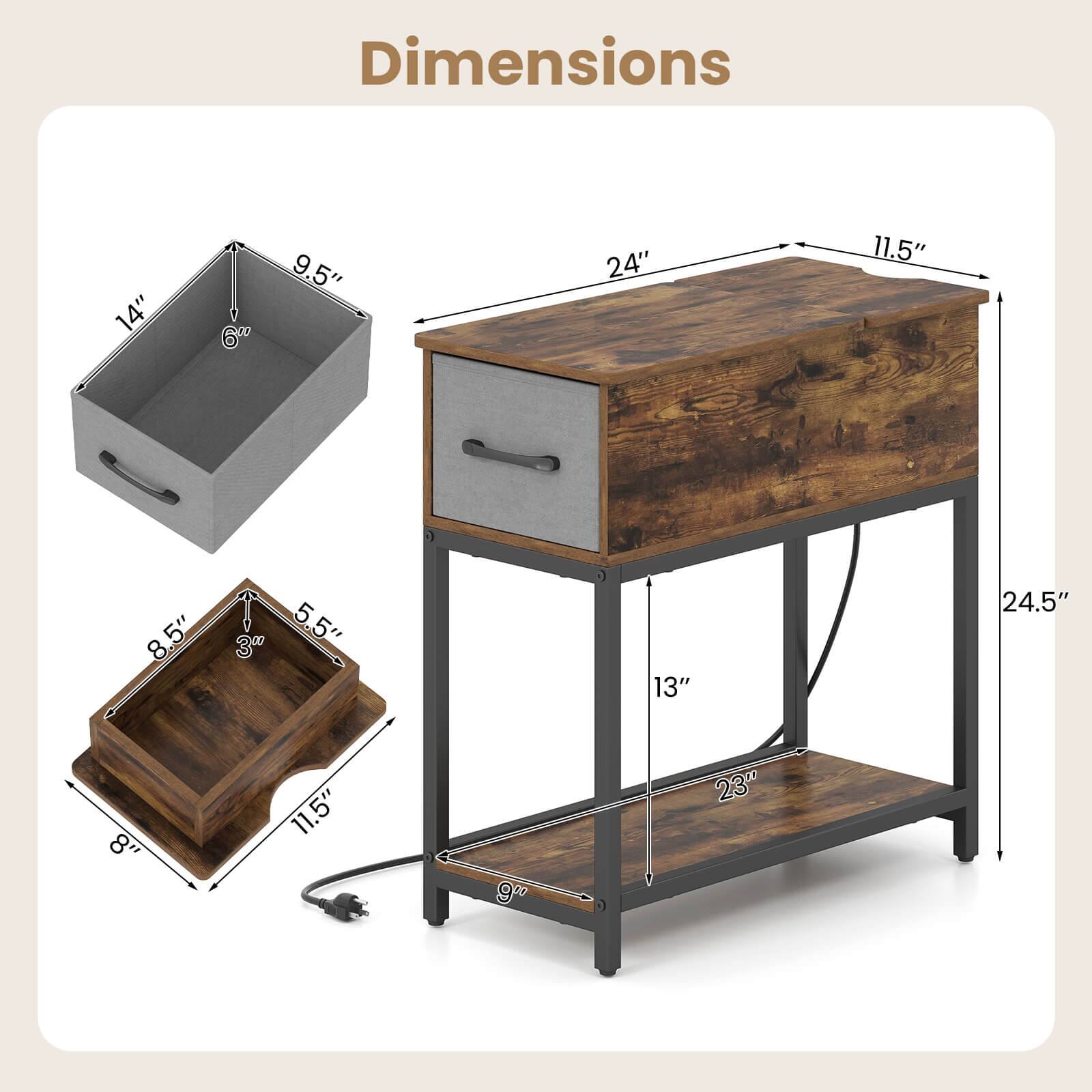 Dimensions: 14" x 9.5" x 24" x 11.5" x 8.5" x 30" x 5.5" x 5" x 13" x 24.5" x 8" x 11.5" x 9" x 23"