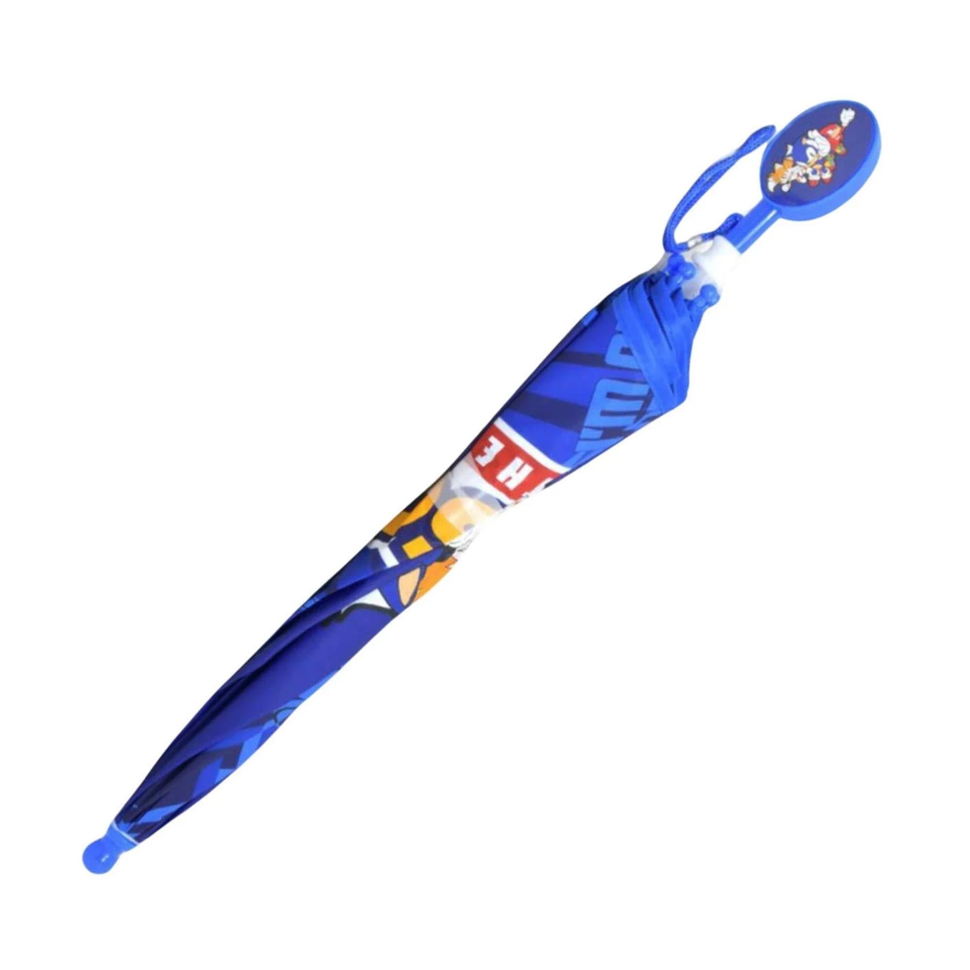Alt View 10. Berkshire Fashions - Sonic the Hedgegog 21-Inch Kid's Umbrella With Clamshell Handle - Blue.