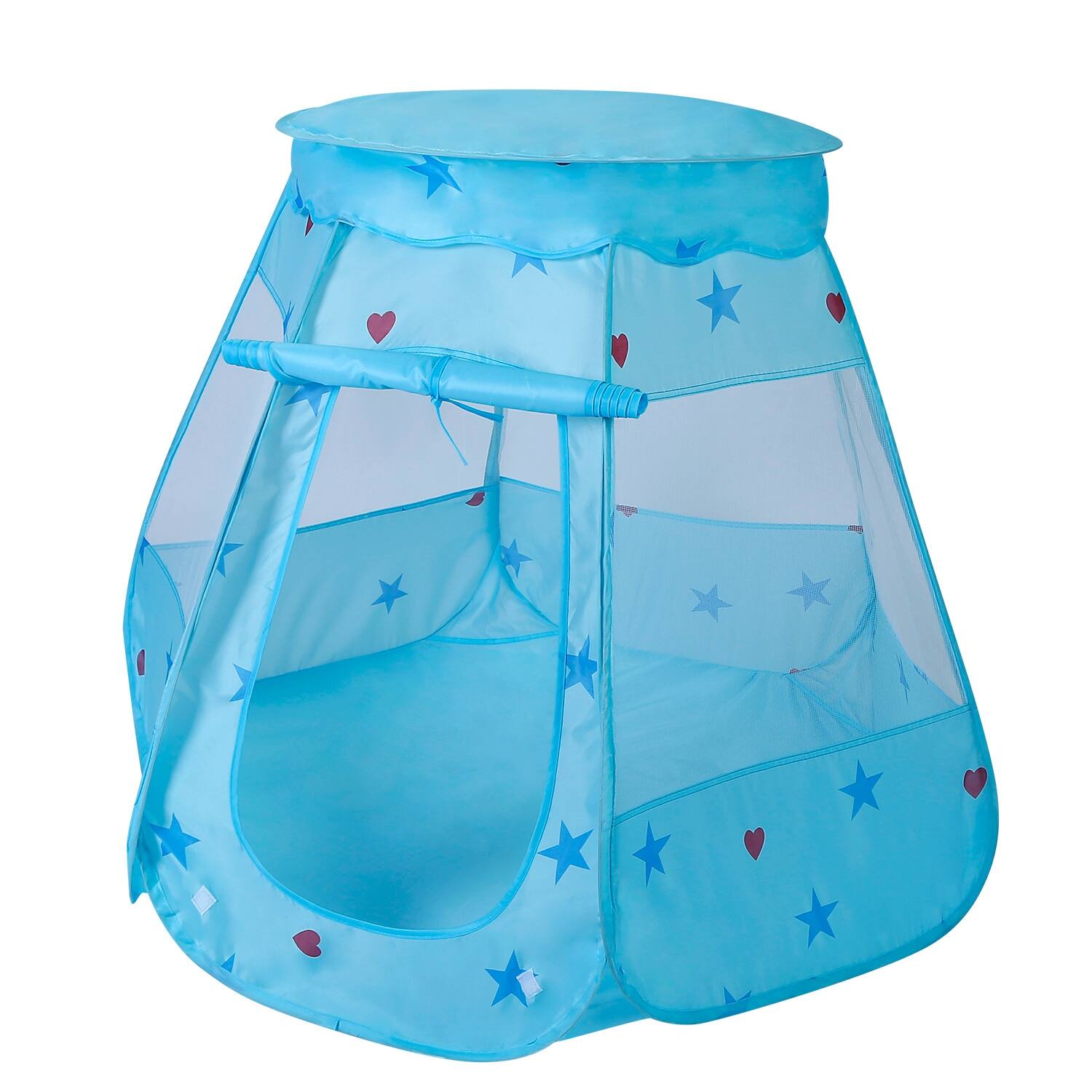 Front. DirectDeals - Kids Pop-Up Play Tent - Blue.