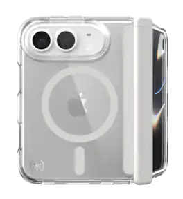 Speck - Presidio Perfect Case with MagSafe for Apple iPhone Duo - Clear